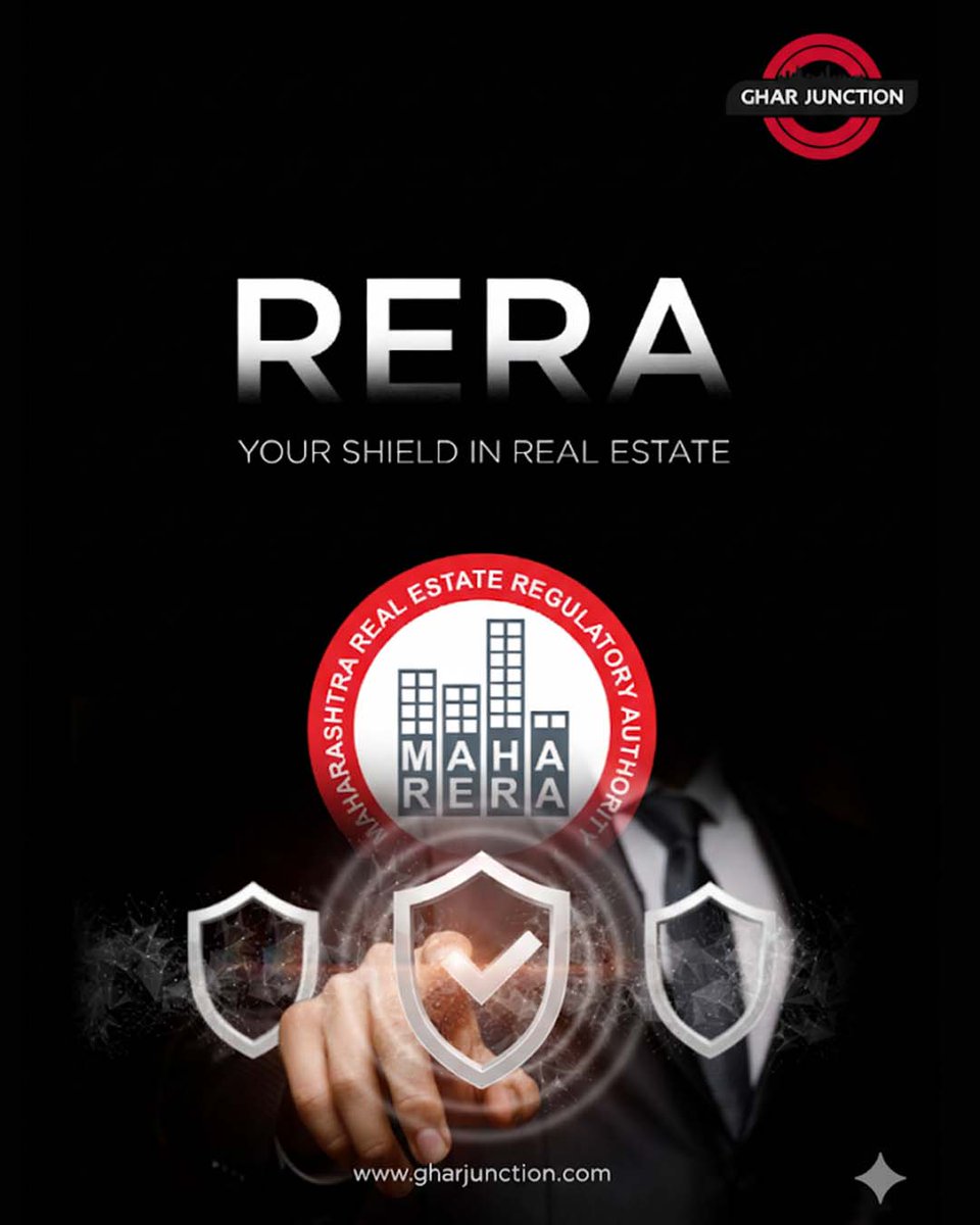 GharJunction's tweet photo. 📷 You must know what RERA is &amp; what your rights are under RERA!📷For detailed information, watch this video 👉https://t.co/mJwI6GmEtf

#RERA #RERAIndia #KnowYourRights #RealEstateIndia #HomeBuyers #PropertyInvestment #RealEstateLaws #RealEstateTips #PropertyBuyer #gharjunction https://t.co/GSVcQJbka9