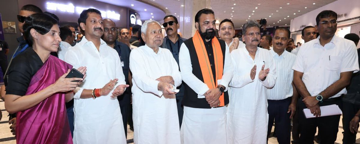 DD News Bihar | डीडी न्यूज बिहार (@ddnewsbihar) on Twitter photo मुख्यमंत्री <a href="/NitishKumar/">Nitish Kumar</a> ने पटना स्थित तारामंडल में वर्चुअल थियेटर का उद्घाटन किया। इस मौके पर उपमुख्यमंत्री <a href="/samrat4bjp/">Samrat Choudhary</a> सहित राज्य सरकार के अन्य मंत्री भी मौजूद रहे।
#Taramandalpatna #virtualreality मुख्यमंत्री <a href="/NitishKumar/">Nitish Kumar</a> ने पटना स्थित तारामंडल में वर्चुअल थियेटर का उद्घाटन किया। इस मौके पर उपमुख्यमंत्री <a href="/samrat4bjp/">Samrat Choudhary</a> सहित राज्य सरकार के अन्य मंत्री भी मौजूद रहे।
#Taramandalpatna #virtualreality