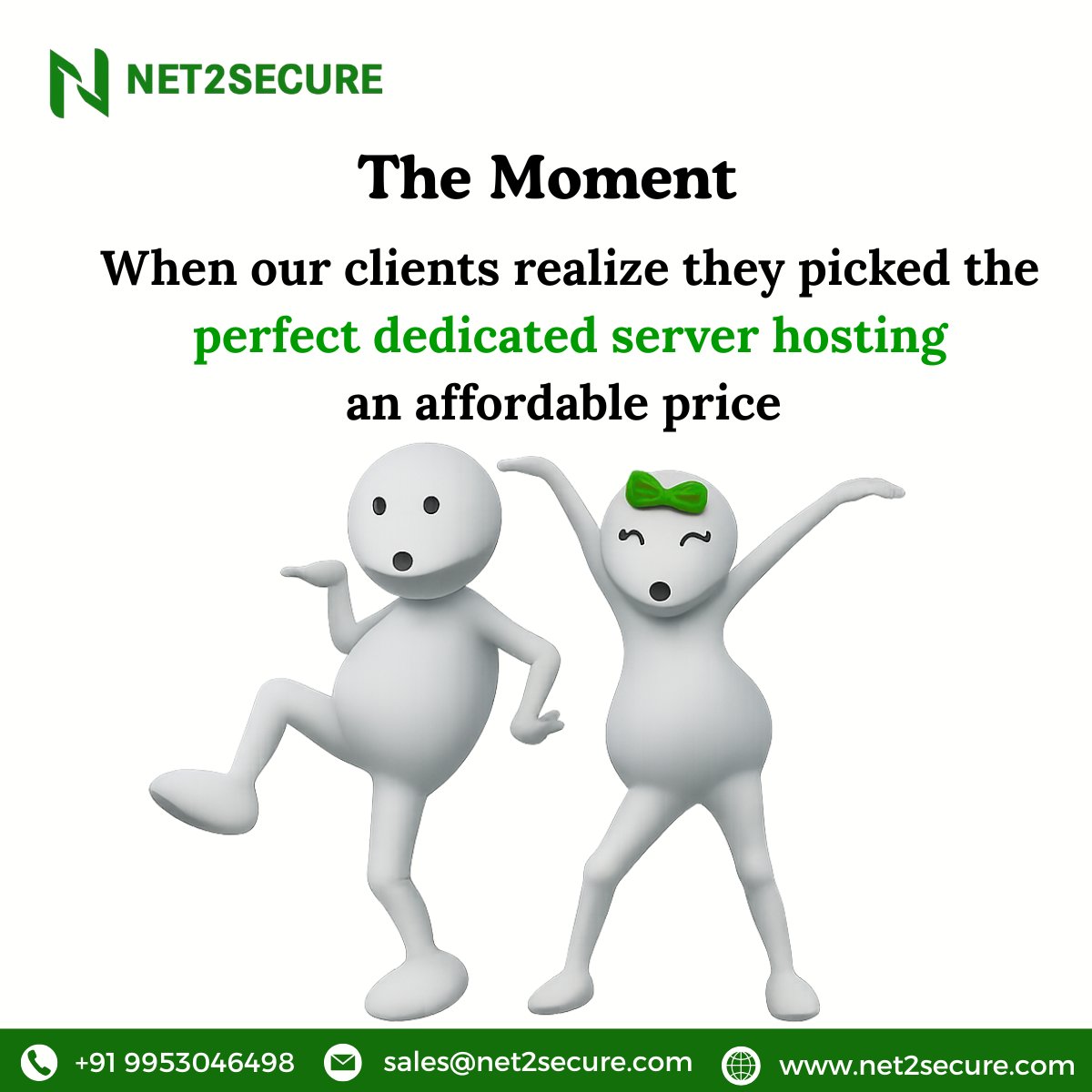 When your server is powerful, affordable and never crashes…
Our clients: Is this real life or just Net2Secure?

To know more👉net2secure.com/dedicated-serv…
.
.
.
.
.
#DedicatedServerHosting #ReliableHosting #HappyClients #Net2Secure #ServerGoals #AffordableHosting #dedicated #server
