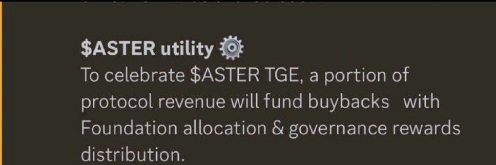 $ASTER will be doing buybacks! 

You are not even bullish enough 🙌