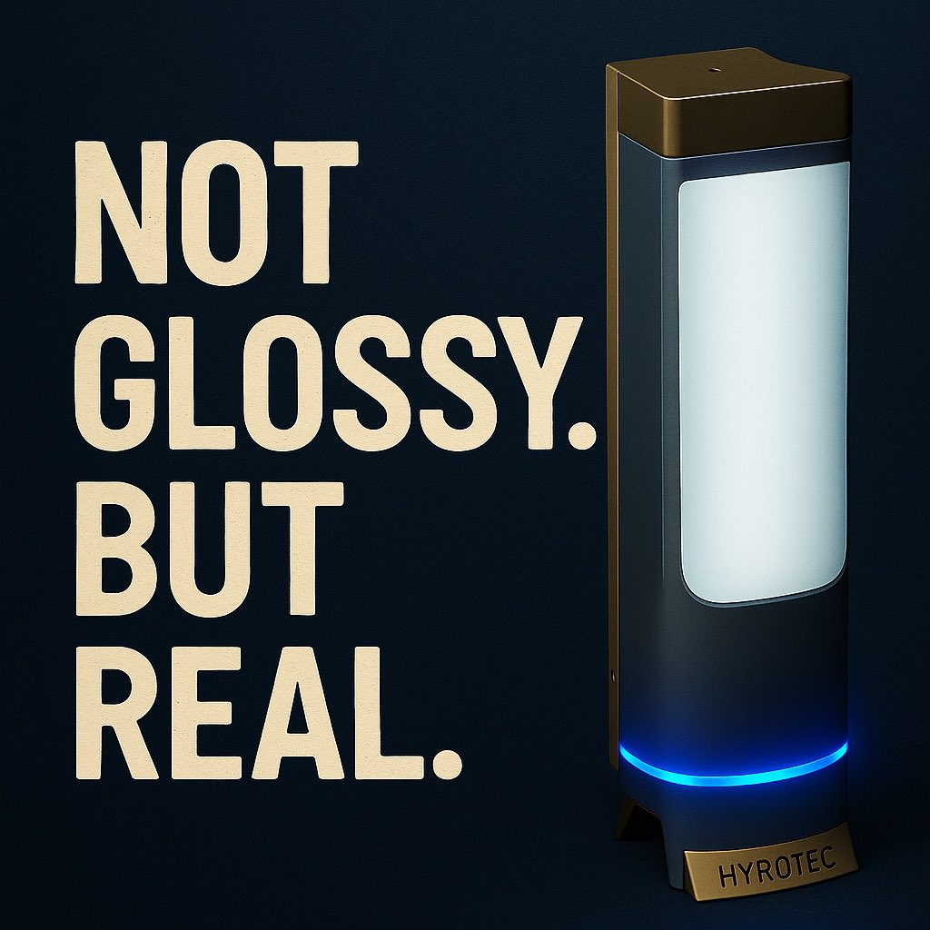 hyrotec's tweet photo. We don’t build gadgets.
We solve problems.

Water. Air. Hygiene. Payments.

This is Hyrotec.
And we’re just getting started.

#Hyrotec #Innovation #CleanWater #FutureTech https://t.co/gND25K76Pg