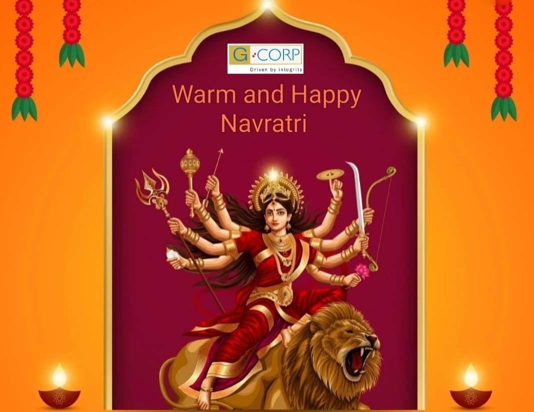 gcorpgroup's tweet photo. May this Navratri fill your home with peace, health, and wealth. Happy Navratri 2025! https://t.co/wVkCzLS5t7