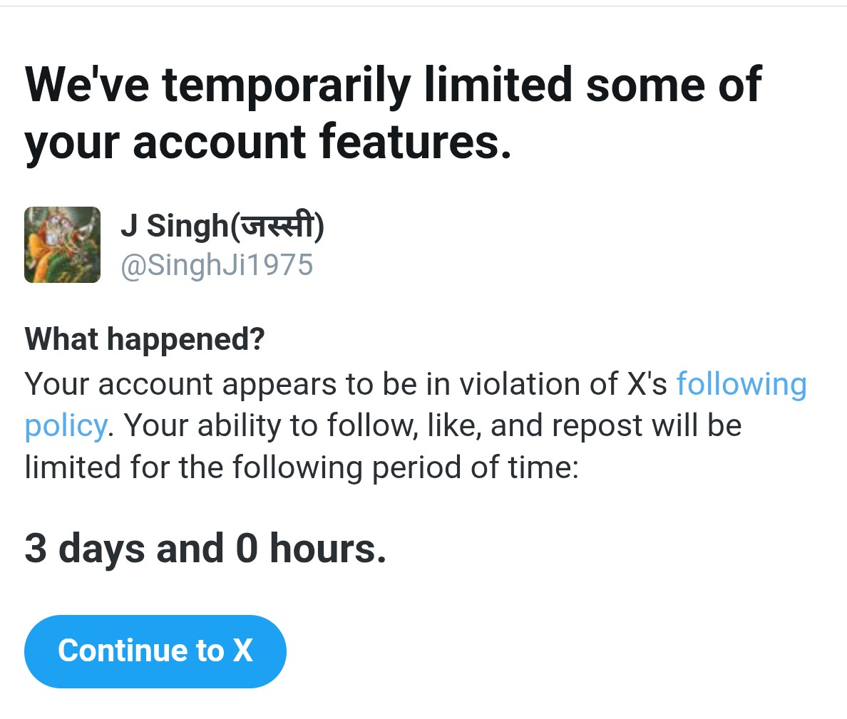 J Singh(जस्सी) (@singhji1975) on Twitter photo <a href="/Mamta010619/">Mamta</a> <a href="/purvi1310/">Purvi1310</a> <a href="/Saxena_Ravi1/">Ravi Saxena🇮🇳</a> <a href="/officer_57/">Tanu singh 🇮🇳</a> <a href="/Bijayku44346437/">Bijay Kumar Pal (Hindu)</a> <a href="/Vedika_S01/">वेदिका सिंह चौहान 🇮🇳</a> <a href="/Rajasthanwalla/">🐪राजस्थान वाळा⚔️🇮🇳</a> <a href="/Sangam_vale4/">हिन्दुओं की आवाज</a> <a href="/Ankit_pandey4/">@ImAnkit45</a> <a href="/umeshjindal2004/">umesh agarwal</a> <a href="/santaniSubhajit/">Subhajit Das</a> <a href="/Rahulkanaujiy32/">Rahul kanaujiya</a> <a href="/meshivam15/">Shivam 💯% fb</a> <a href="/GunjanShar48/">Gunjan Sharma(Sanatani )</a> <a href="/NeelKamalG30280/">Neel Kamal Gupta सत्य सनातन धर्म 🚩</a> मस्क अंकल ने L लगा दिया है,आप लोग फॉलो करते रहिए L (limit) हटते ही सबको FB कर दिया जाएगा 🙏 <a href="/Mamta010619/">Mamta</a> <a href="/purvi1310/">Purvi1310</a> <a href="/Saxena_Ravi1/">Ravi Saxena🇮🇳</a> <a href="/officer_57/">Tanu singh 🇮🇳</a> <a href="/Bijayku44346437/">Bijay Kumar Pal (Hindu)</a> <a href="/Vedika_S01/">वेदिका सिंह चौहान 🇮🇳</a> <a href="/Rajasthanwalla/">🐪राजस्थान वाळा⚔️🇮🇳</a> <a href="/Sangam_vale4/">हिन्दुओं की आवाज</a> <a href="/Ankit_pandey4/">@ImAnkit45</a> <a href="/umeshjindal2004/">umesh agarwal</a> <a href="/santaniSubhajit/">Subhajit Das</a> <a href="/Rahulkanaujiy32/">Rahul kanaujiya</a> <a href="/meshivam15/">Shivam 💯% fb</a> <a href="/GunjanShar48/">Gunjan Sharma(Sanatani )</a> <a href="/NeelKamalG30280/">Neel Kamal Gupta सत्य सनातन धर्म 🚩</a> मस्क अंकल ने L लगा दिया है,आप लोग फॉलो करते रहिए L (limit) हटते ही सबको FB कर दिया जाएगा 🙏