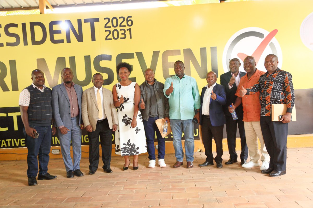 engsbagonza's tweet photo. Last Wednesday, our Constituency Mobilization Team met with the Secretary General of NRM to present the progress of our mobilization activities and the work plan ahead of the 2026 Elections. The meeting was fruitful, and it inspired the team to go and intensify its activities. https://t.co/ixThEMUxV9