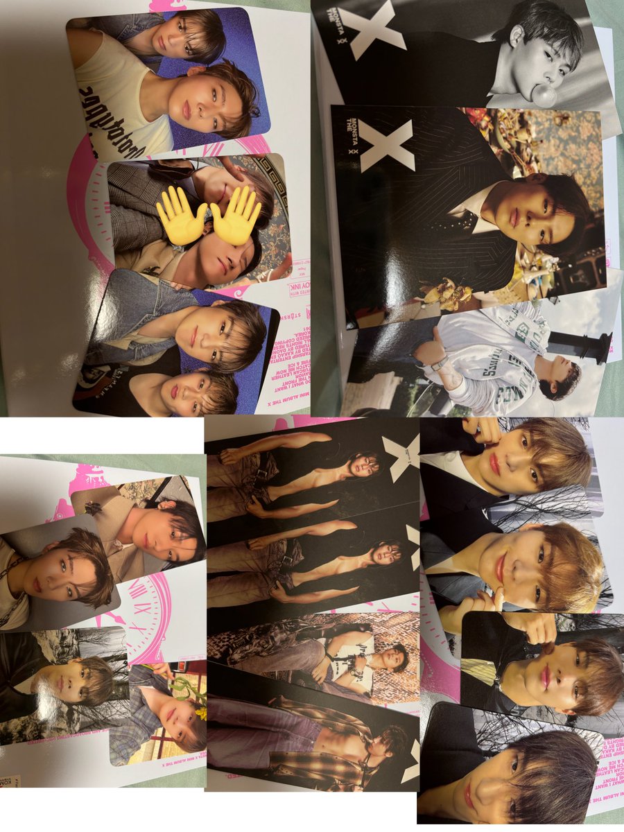 mx__dc's tweet photo. MonstaX モネク THEX トレカ 交換

譲) 写真1.2枚目 🤲以外

求) 同種交換 全てヒョンウォン🤲以外
      ブックマーク→ヒョンウォン
      フォト→ヒョンウォン 同種交換
     unit→ヒョンウォン＆誰でも
 
21有明での交換or郵送 どちらでも可 https://t.co/eLy7Km8Eua