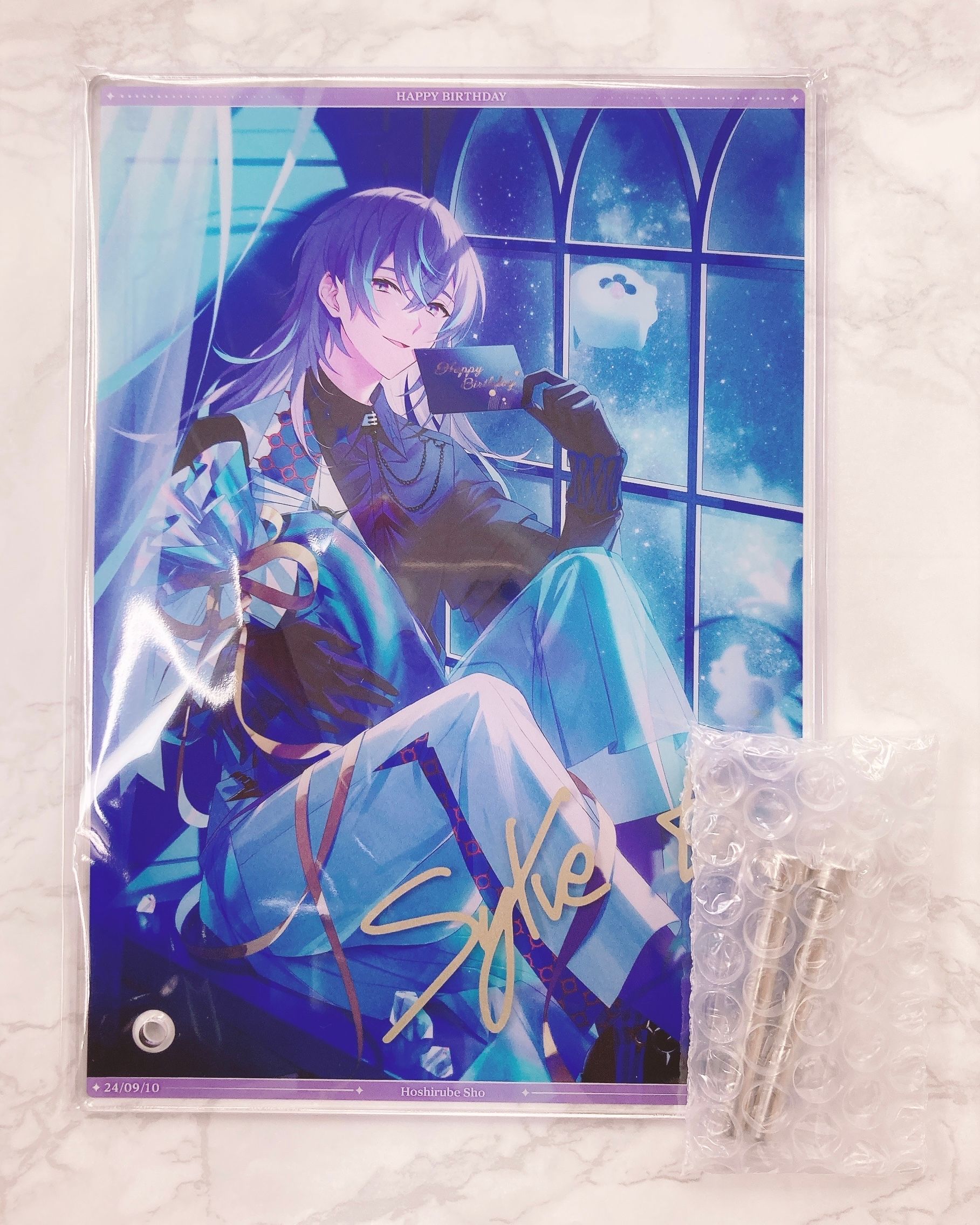 星導ショウ　にじさんじ　 a5アクリルパネルセット　2024　誕生日グッズ 星導ショウ にじさんじ a5アクリルパネルセット 2024 誕生日