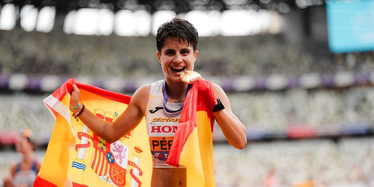 UCAM Universidad (@ucam) on Twitter photo 🥇 ¡María Pérez <a href="/garciaperezmari/">María Pérez OLY</a> vuelve a hacer historia!
📢 La estudiante de <a href="/UCAMeducacion/">UCAM Educación</a> conquista su cuarto oro mundial en los 20 km marcha en Tokio, firmando un doblete histórico tras su triunfo en los 35 km.
🚶♀️ Dominio total:
Gestionó cada kilómetro con precisión, 🥇 ¡María Pérez <a href="/garciaperezmari/">María Pérez OLY</a> vuelve a hacer historia!
📢 La estudiante de <a href="/UCAMeducacion/">UCAM Educación</a> conquista su cuarto oro mundial en los 20 km marcha en Tokio, firmando un doblete histórico tras su triunfo en los 35 km.
🚶♀️ Dominio total:
Gestionó cada kilómetro con precisión,