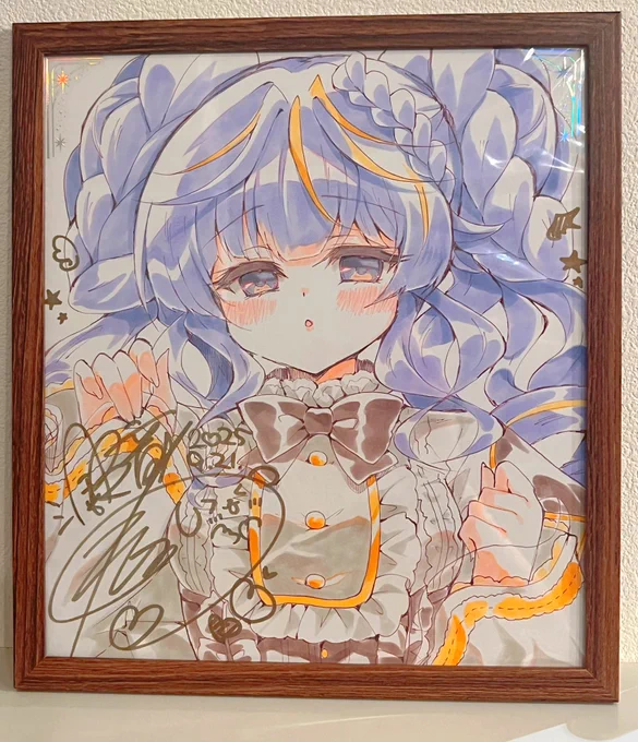 #強謙イベント 頒布色紙です間に合えばミニ色紙も追加