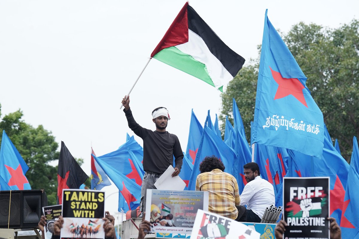 We are the generation that saw it unfold on our phones. A Mullivaaykkal in Palestine.       
We will not be silent.

 #TamilsWithPalestine #StopGazaGenocide