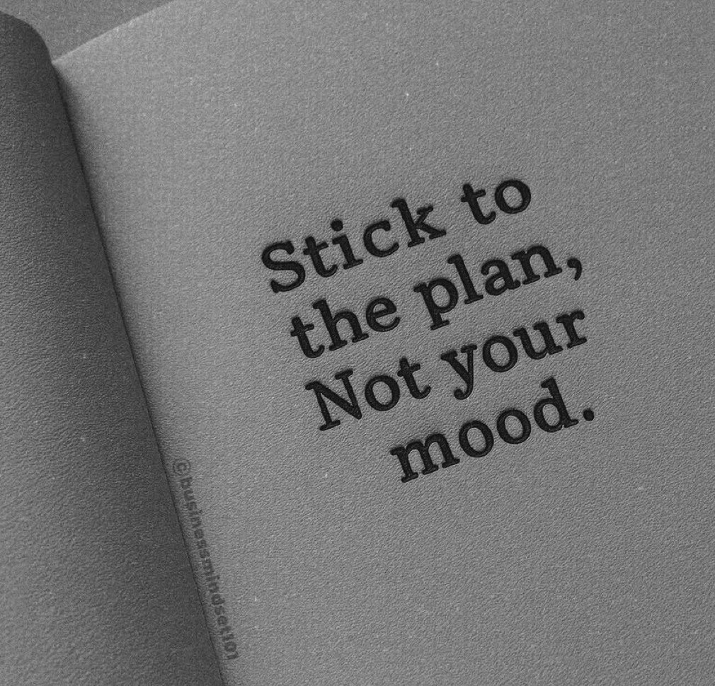 The plan is to win big. Happy weekend guys ✅