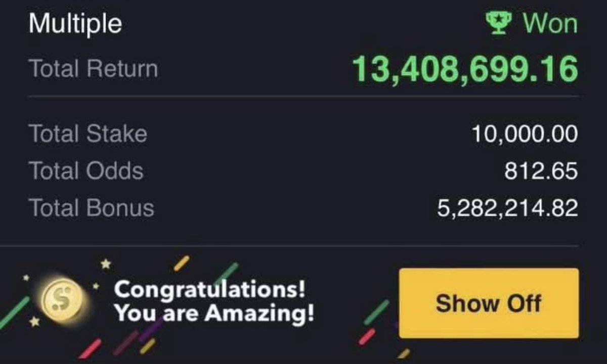 13.4M✅🎉 💥
Drop you account details 
crediting from the first 670 likes and retweets