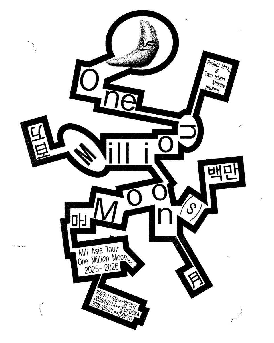 🌙 2025.11.8 ソウル公演 🌙

Patreon先行チケット販売
9月29日 18:00 ～ 10月1日 23:59（韓国/日本標準時）

一般チケット販売
10月2日 18:00 ～（韓国/日本標準時）

Patreon先行販売の詳細は、9月22日にMili Patreonにて掲載されます。