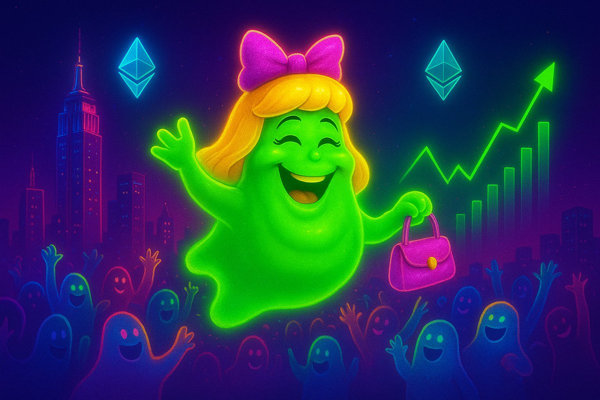 Will launch on $ETH, get ready for the hardest pumping ETH #Memetoken you will love this #hiddengem
#Tothemoon #Launchingsoon

The bow, the smile, the goo. A queen in slime. An icon in lore. A token on ETH. $LSLIMER #OnChainLegend