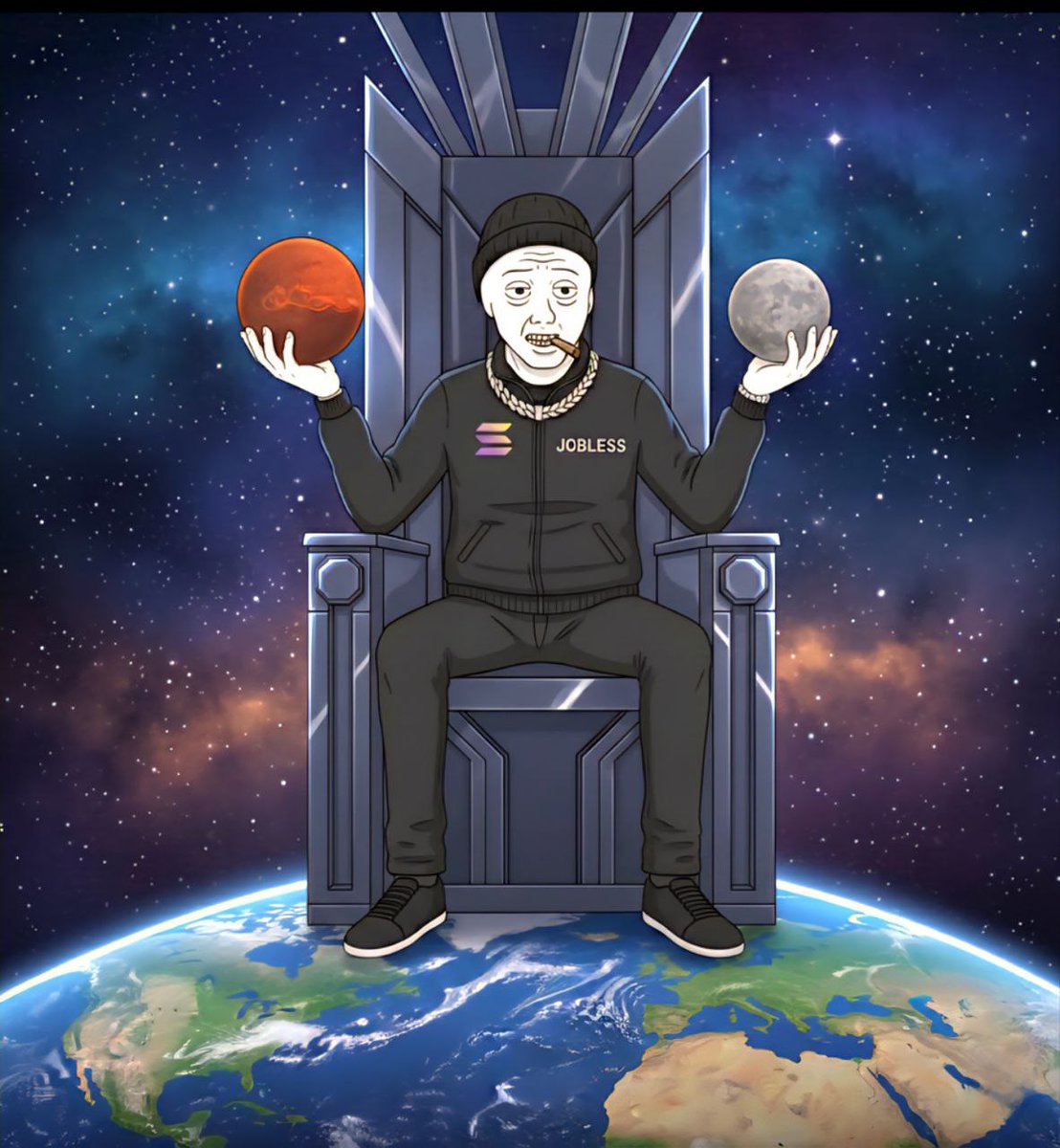 GOOD JOBLESS MORNING FAM! ✨

We’re not just aiming for the moon! We’re heading straight to Mars!

And we’re getting closer every day. 🚀

Who else is excited about the GIVEAWAY?
We still need more people to send in their ENTRY VIDEOS to the X COMMUNITY🎥

Let's rule the Galaxy!