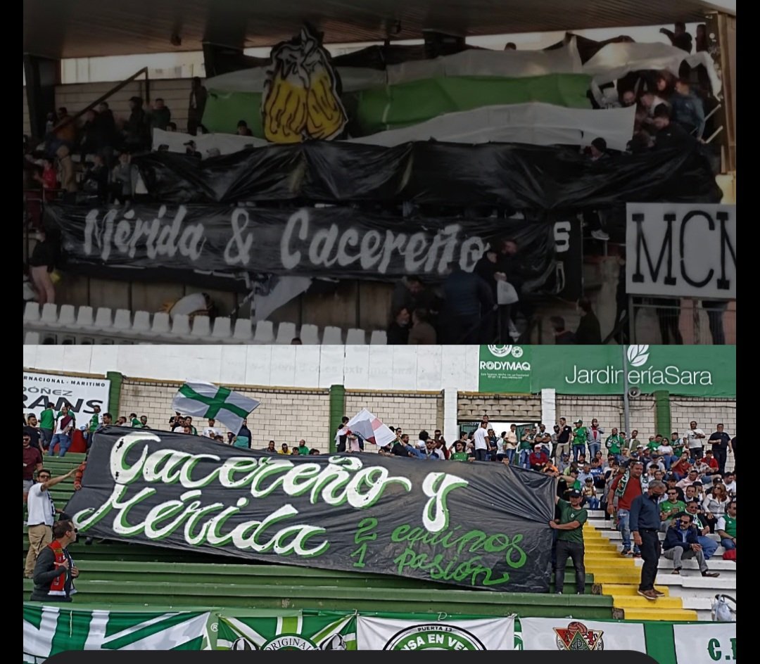 Si no digo que me lo subas !! Igualameló..... <a href="/Merida_AD/">A.D. Mérida</a> <a href="/CPCacerenoSAD/">CP Cacereño 🟢🐉</a> <a href="/LegionesSur/">Legiones Sur</a> <a href="/ultrascpc/">Ultras Cacereño</a> 
SE VIENE FIESTA 🤍🖤/💚🤍