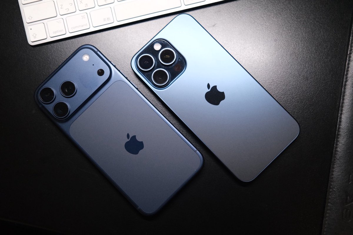 smile_dai's tweet photo. esimのトラブルで少し時間は掛かりましたが、無事にiPhone15ProMaxから17ProMaxへ変更完了！ https://t.co/aDUY04HsbW