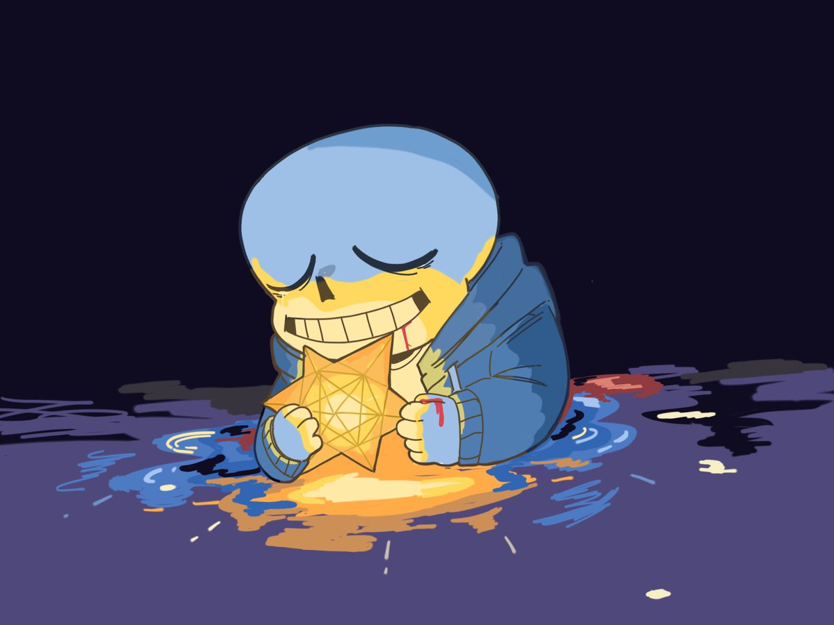希望
#アンダーテール　#UNDERTALE10周年   #Undertale   #サンズ