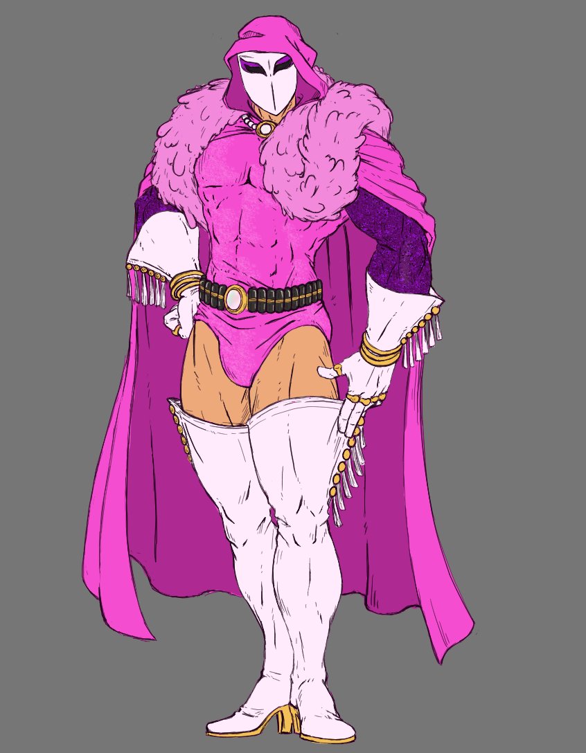 I'm going to bed, but have the sketched out fruits of stream helping me design a villain to RP.
 Dr. Fabulous.

Perhaps one day his glorious Ed Wynn voice will grace some format with his glitter gases, and hairspray flamethrowers.