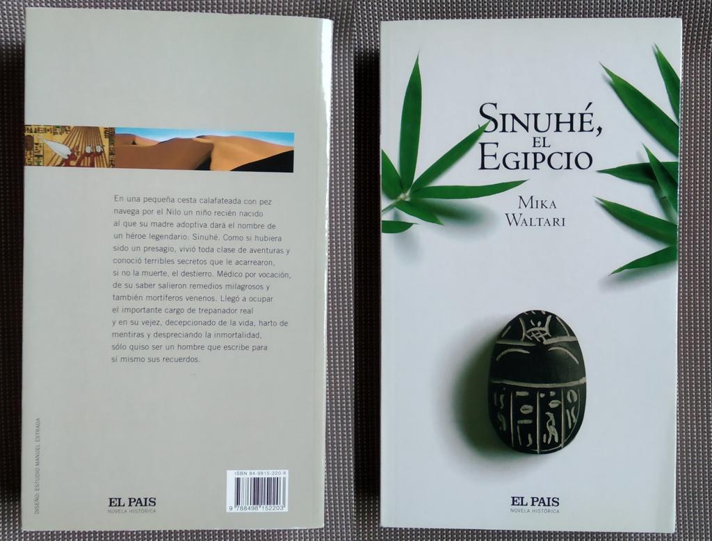 LibrosVintage's tweet photo. “Todo vuelve a empezar y nada hay nuevo bajo el sol; el hombre no cambia aun cuando cambien sus hábitos y las palabras de su lengua.”
✒️ #MikaWaltari
No hay colección de #NovelaHistórica que se precie sin su edición de 'Sinuhé':
Colección #NovelaHistórica n° 16
#ElPaís, 2005 https://t.co/4inVveMzkp