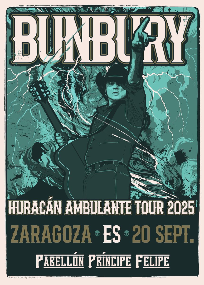 HOY:
Pabellón Príncipe Felipe
Zaragoza, España
#Bunbury
#HuracánAmbulante
#TOUR2025
