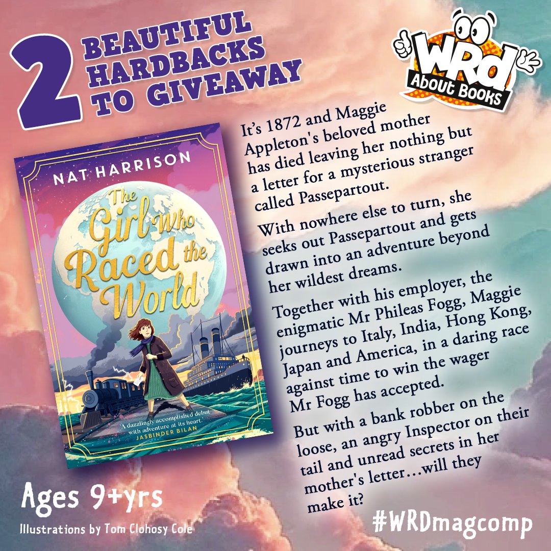 WRDaboutbooks (@wrdmag) on Twitter photo We have 2 beautiful hardback copies of #TheGirlWhoRacedtheWorld by <a href="/WriteNat/">Nat Harrison</a> to #WIN!
For the chance to join Maggie, Passepartout and Mr Phileas Fogg on a THRILLING race around the world against the clock…
RT & Flw by Sep 26
#WRDMagComp <a href="/piccadillypress/">Piccadilly Press 📖✨</a> We have 2 beautiful hardback copies of #TheGirlWhoRacedtheWorld by <a href="/WriteNat/">Nat Harrison</a> to #WIN!
For the chance to join Maggie, Passepartout and Mr Phileas Fogg on a THRILLING race around the world against the clock…
RT & Flw by Sep 26
#WRDMagComp <a href="/piccadillypress/">Piccadilly Press 📖✨</a>