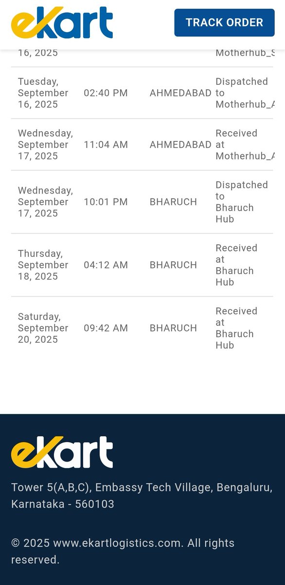 vom9201's tweet photo. @1mgOfficial @flipkartsupport Hello @ekart, tracking ID TMGPO002310451, (from 1MG). It contains urgent medicines I need soon. The parcel is already in my city but delivery is delayed. Please call me or share Bharuch warehouse location so I can collect it directly. Kindly help. https://t.co/RMd9V6dL7b