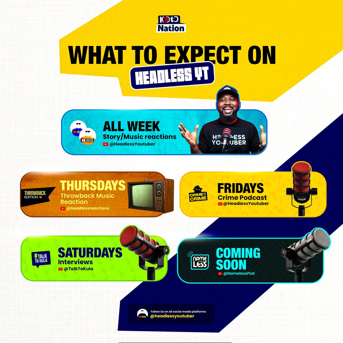 What to expect from Headless YouTuber every week.

Main Channel: youtube.com/@headlessyoutu…

Breakdown Channel: youtube.com/@headlessreact…

Talk to Kula (Interviews): youtube.com/@talktokula

Nameless Pod (Podcast): youtube.com/@namelesspod