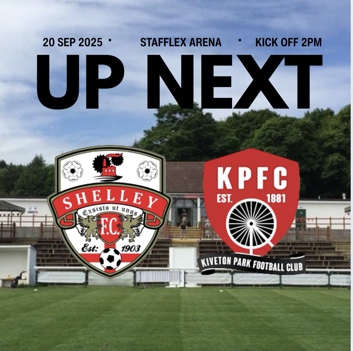 📅 Game Day

We’re in County Cup action today as we take on Kiveton Park! ⚽️

📍 Stafflex Arena
⏰ Kick off 2pm

Come down, get behind the lads and show your support 🙌 #ShelleyCFC 🔴⚫️⚪️