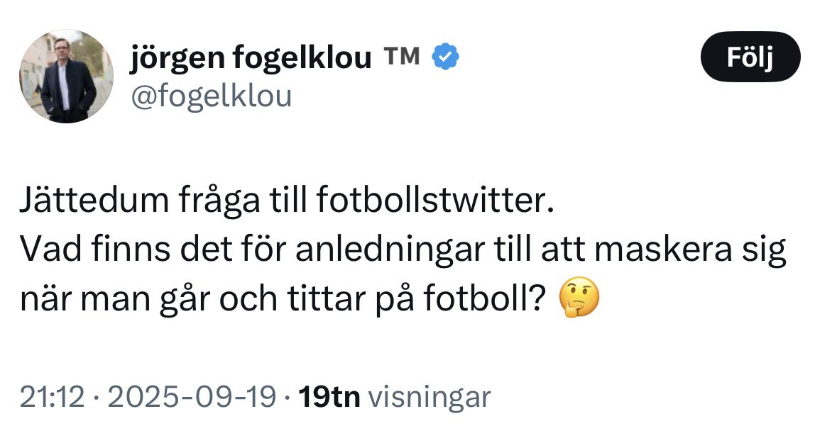 Fredrik Sjödin (@mrwaternooze) on Twitter photo Samma anledningar som varför vissa kallar sig nåt anonymt på Flashback. Samma anledningar som varför vissa kallar sig nåt anonymt på Flashback.