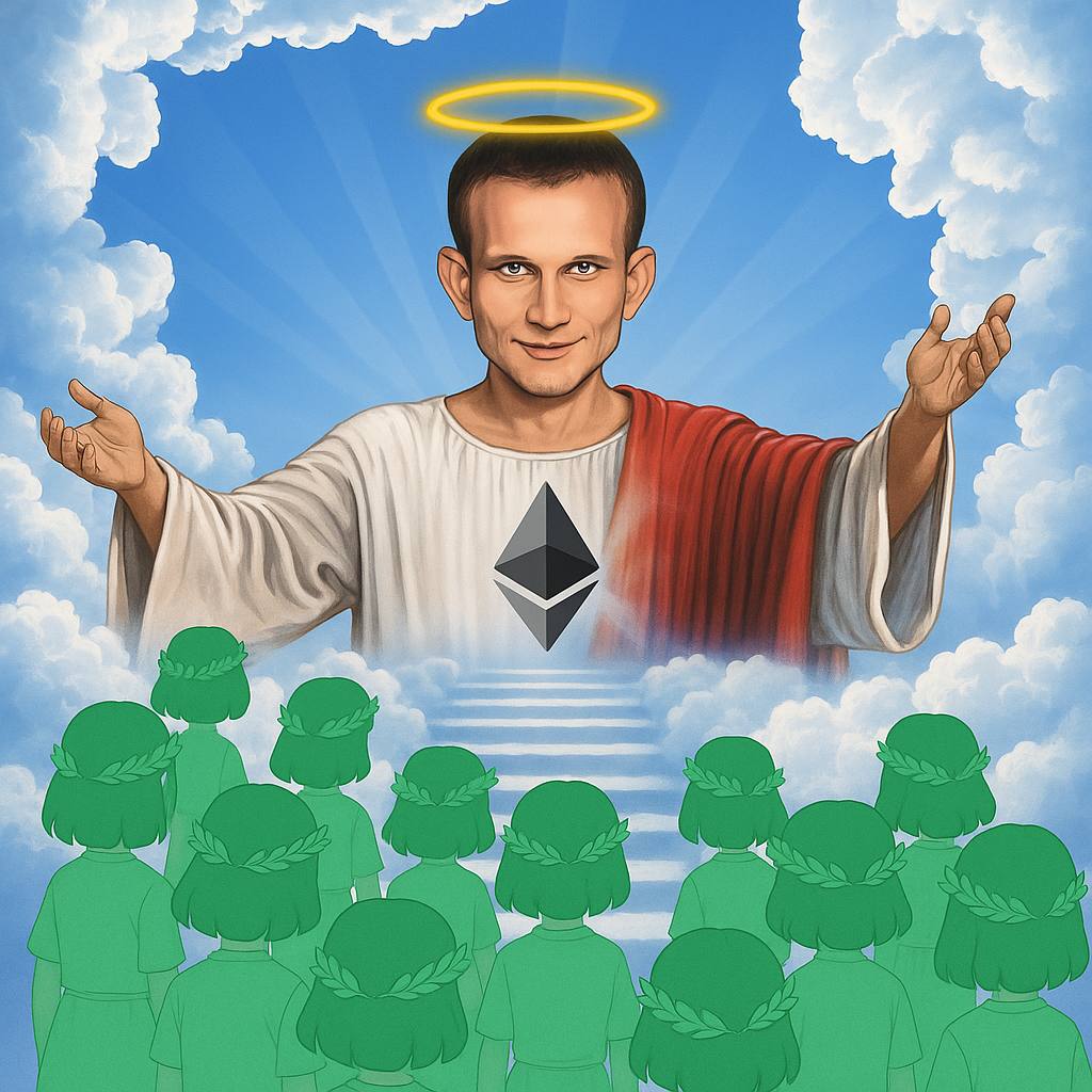 Baptized in charts prophecy, because true freedom isn't alpha it's devotion to the cult.