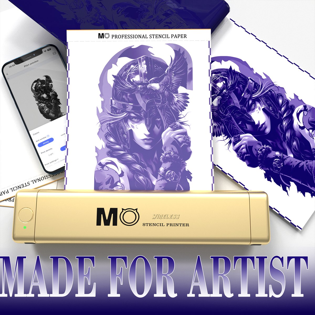 oy_alice's tweet photo. MO Wireless Tattoo Stencil Printer Support Long Pattern Print
Fast Printing Speed
Work more efficiently
Lightweight & Portable
#MOStencilPrinter #MOtransfermachine #TattooMachine #Stencilprinter #Wirelesstattooprinter #Thermalcopier #TattooSupply #MOLONGTATTOOSUPPLY https://t.co/40RfKM0aG6