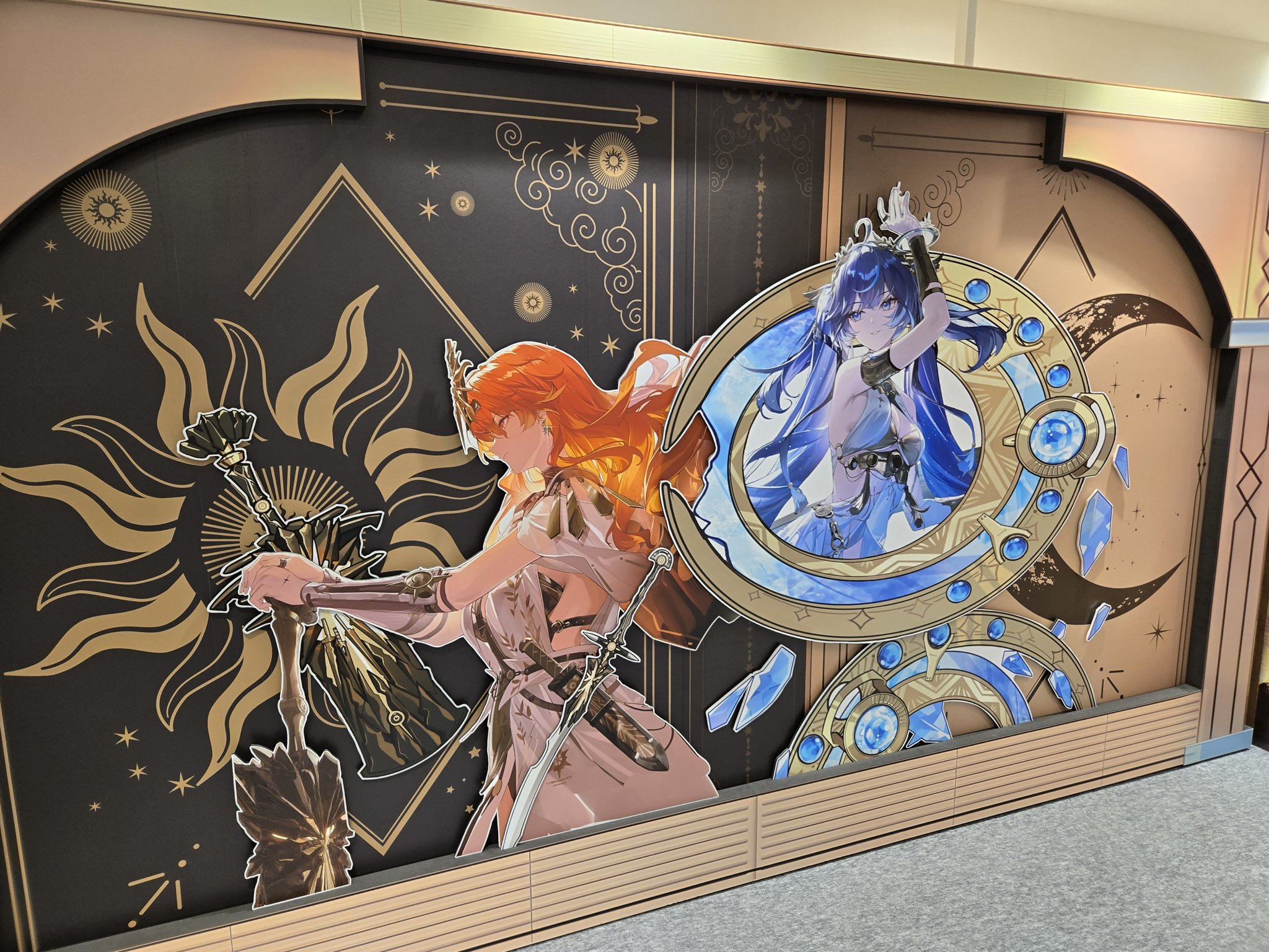 鳴潮 PARCO ポップアップストア　オーガスタ&ユーノ 鳴潮」オーガスタ＆ユーノをテーマにしたポップアップストア