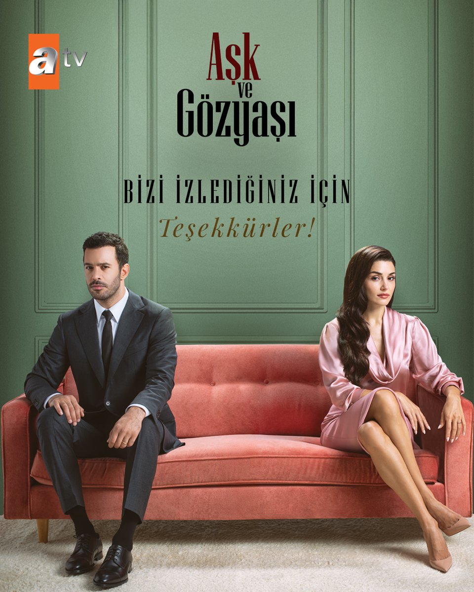 askvegozyasiatv's tweet photo. Bizi izleyen tüm seyircilerimize teşekkür ederiz. ✨

#AşkveGözyaşı @atvcomtr https://t.co/Y1qjPznBo7
