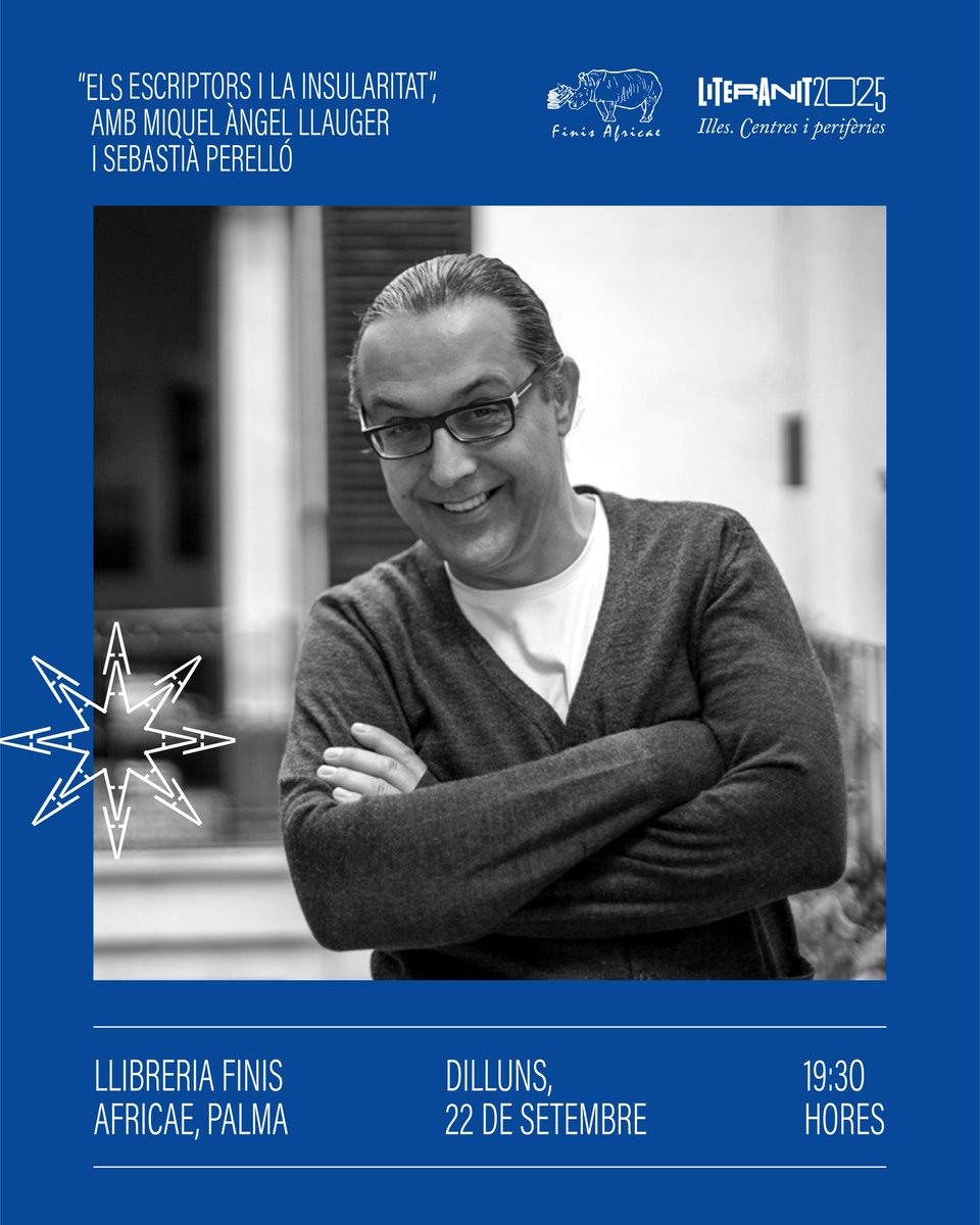 ELS ESCRIPTORS I LA INSULARITAT

Dilluns 22 de setembre, 19:30h. Llibreria Finis Africae (Palma).
De quina manera ha influït la insularitat en la trajectòria dels escriptors illencs? Quins efectes ha tengut sobre la seva obra, i de quina manera s’hi ha reflectit?