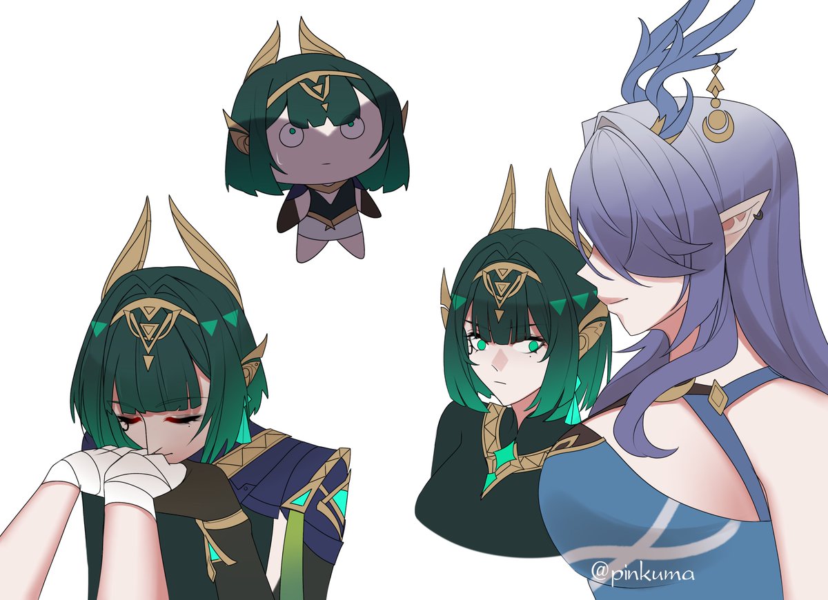 Silly sketches

#genshinimpact #laufer #lauma #nefer