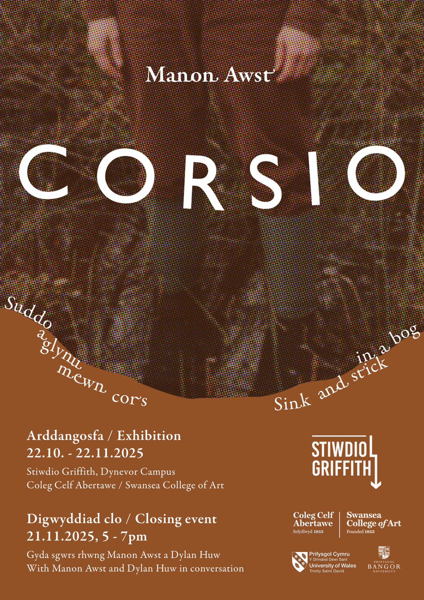 CORSIO: Penllanw pedair blynedd o ymchwil cerfluniol ar fawndir Cymru ~ A culmination of four years’ sculptural research on Welsh peatland 🤎

Diolch <a href="/NatResWales/">Cyfoeth Naturiol Cymru | Natural Resources Wales</a> <a href="/peatlandcymru/">@PeatlandCymru</a> <a href="/Arts_Wales_/">Cyngor Celfyddydau Cymru | Arts Council of Wales</a> am y gefnogaeth ar y siwrne!