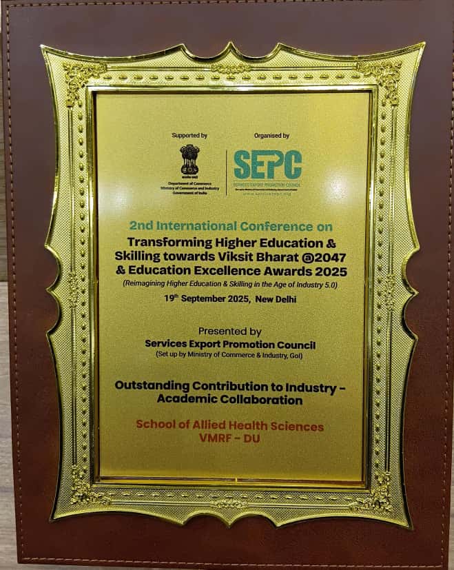 sahsvmrfsalem's tweet image. Award winners under the category "Outstanding Contribution to Industry Academic Collaboration".The award was bestowed by (SEPC),set up by Ministry of Commerce and Industry,GoI.
#OutstandingContribution #IndustryCollaboration #viksitbharatchallenge #educational #excellence #awards