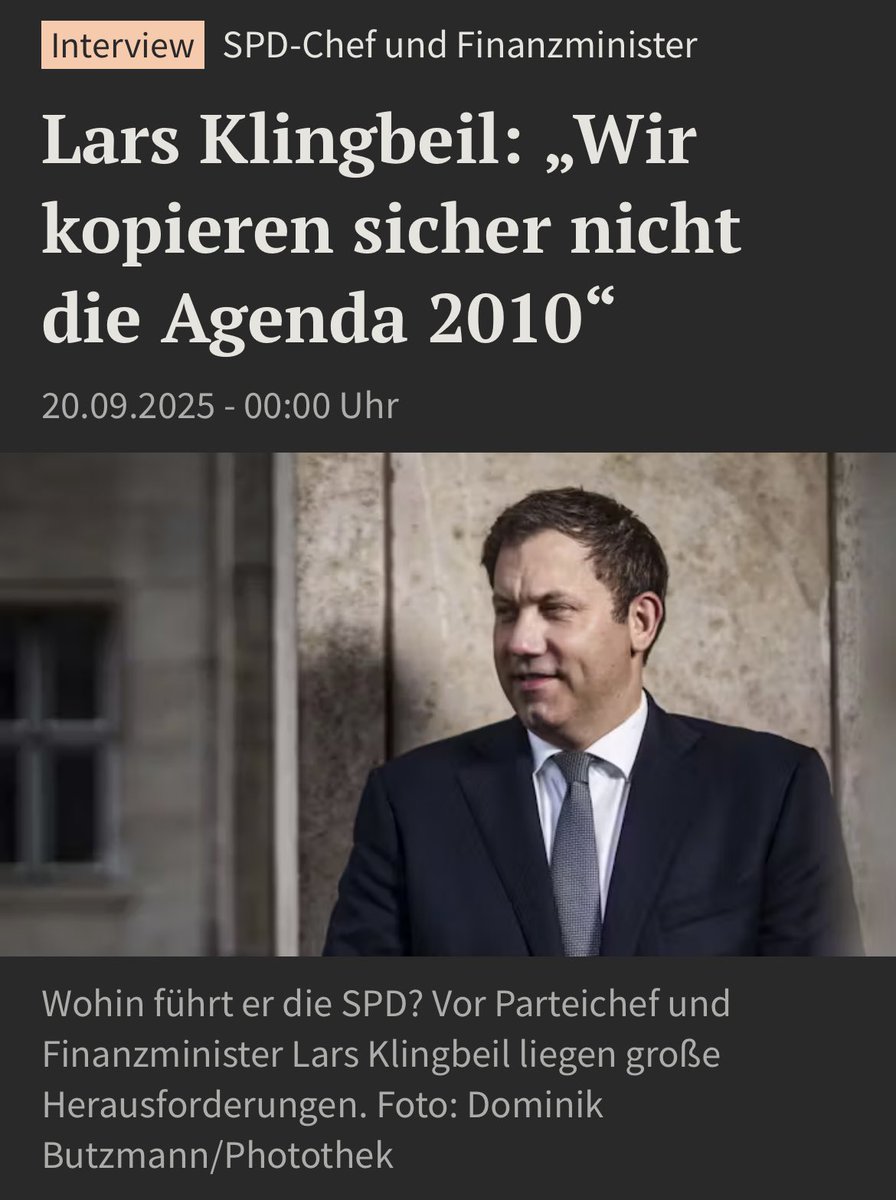 Tobias Peter (@hand_aufs_hirn) on Twitter photo Die Union könne sich nicht noch einmal einen „Zickzack-Kurs“ erlauben, sagt <a href="/spdde/">SPD Parteivorstand 🇪🇺</a>-Chef <a href="/larsklingbeil/">Lars Klingbeil 🇪🇺</a> im Interview zum Thema Richterwahl. Spannend sind die Zwischentöne in der Sozialstaatsdebatte.
stuttgarter-zeitung.de/inhalt.spd-che… Die Union könne sich nicht noch einmal einen „Zickzack-Kurs“ erlauben, sagt <a href="/spdde/">SPD Parteivorstand 🇪🇺</a>-Chef <a href="/larsklingbeil/">Lars Klingbeil 🇪🇺</a> im Interview zum Thema Richterwahl. Spannend sind die Zwischentöne in der Sozialstaatsdebatte.
stuttgarter-zeitung.de/inhalt.spd-che…