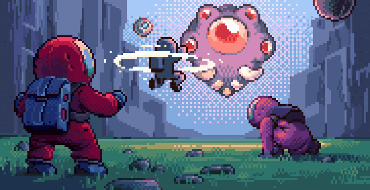 This pic is exactly how I would explain the team up I experienced at midnight🔥

Couldn't take a screenshot cause it was just wild!

Taking down almost 10 huge monsters at once. It was a fun experience 🙂‍↔️

That's what you're missing in <a href="/blockstranding/">Block Stranding</a> 

Game and yap bro😎🤌