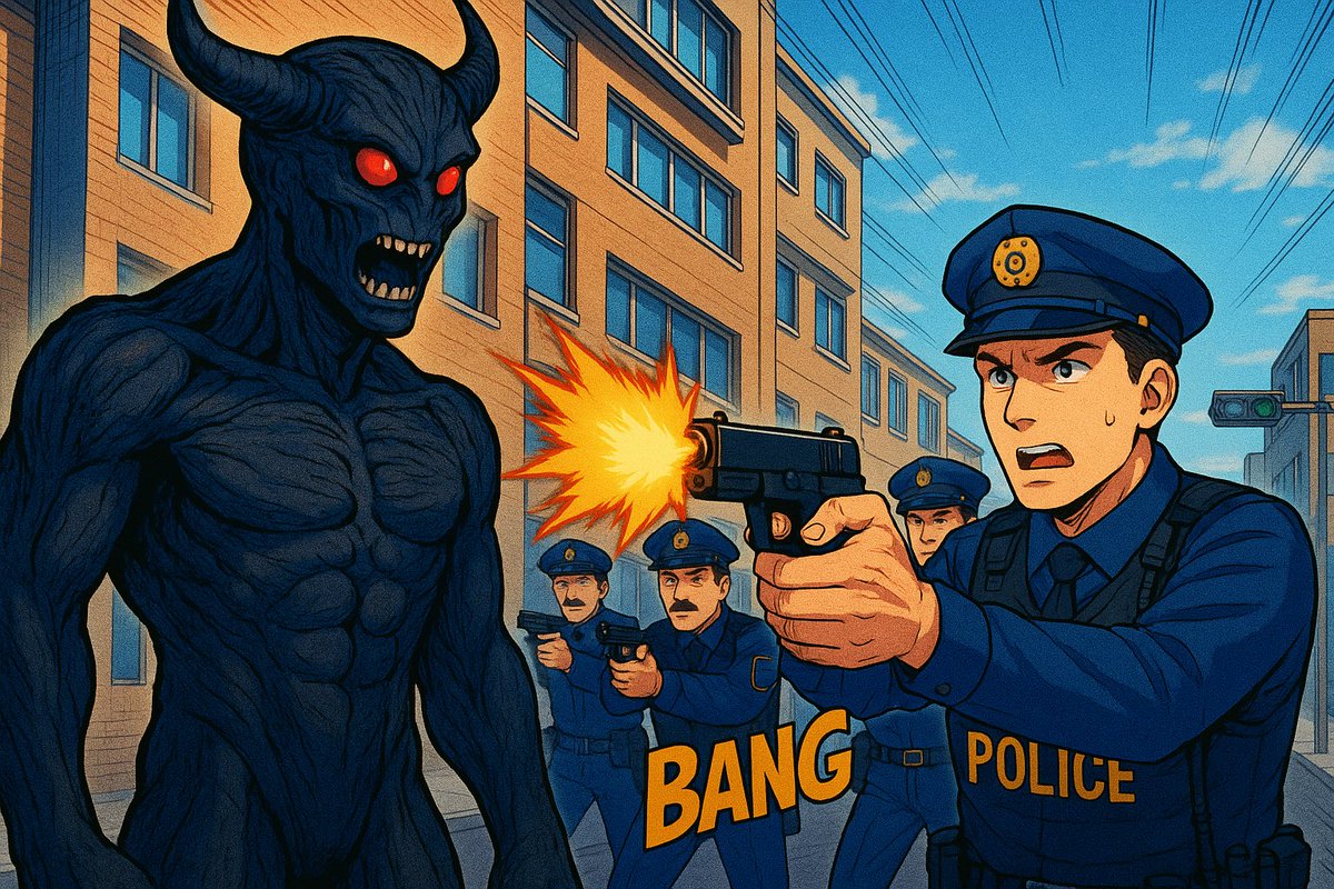 seiyaa_zero's tweet photo. 街に突如として現れた怪人に、

効かないと分かっていながらも発砲する警察官バカだな〜って思ってたけど、

今考えたら、効かないと分かっていながらも自分に気を引き付けようとする姿、ヒーローだよな。 https://t.co/jO000WFiYw
