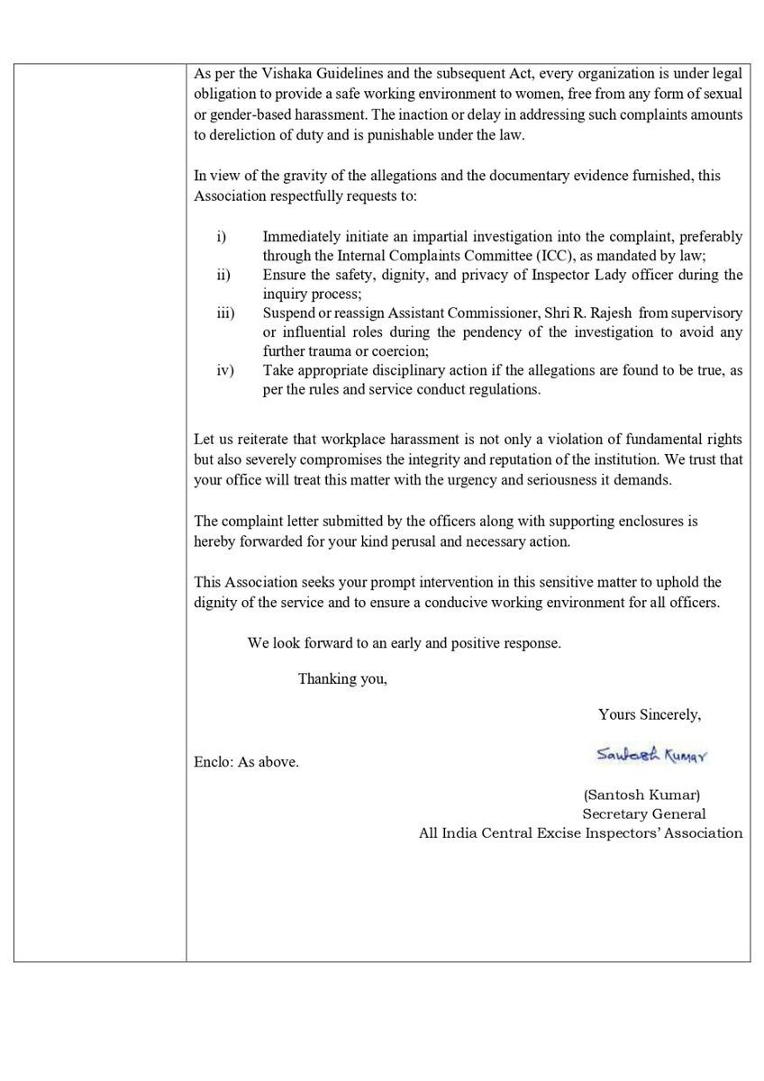 All India Inspector’s Association tweet media