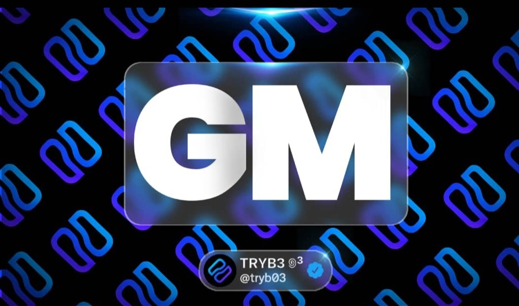 TRYB3 ꩜³ (@tryb03) on Twitter photo Gm Trybb
It's the weekend, what are you doing today?? Gm Trybb
It's the weekend, what are you doing today??