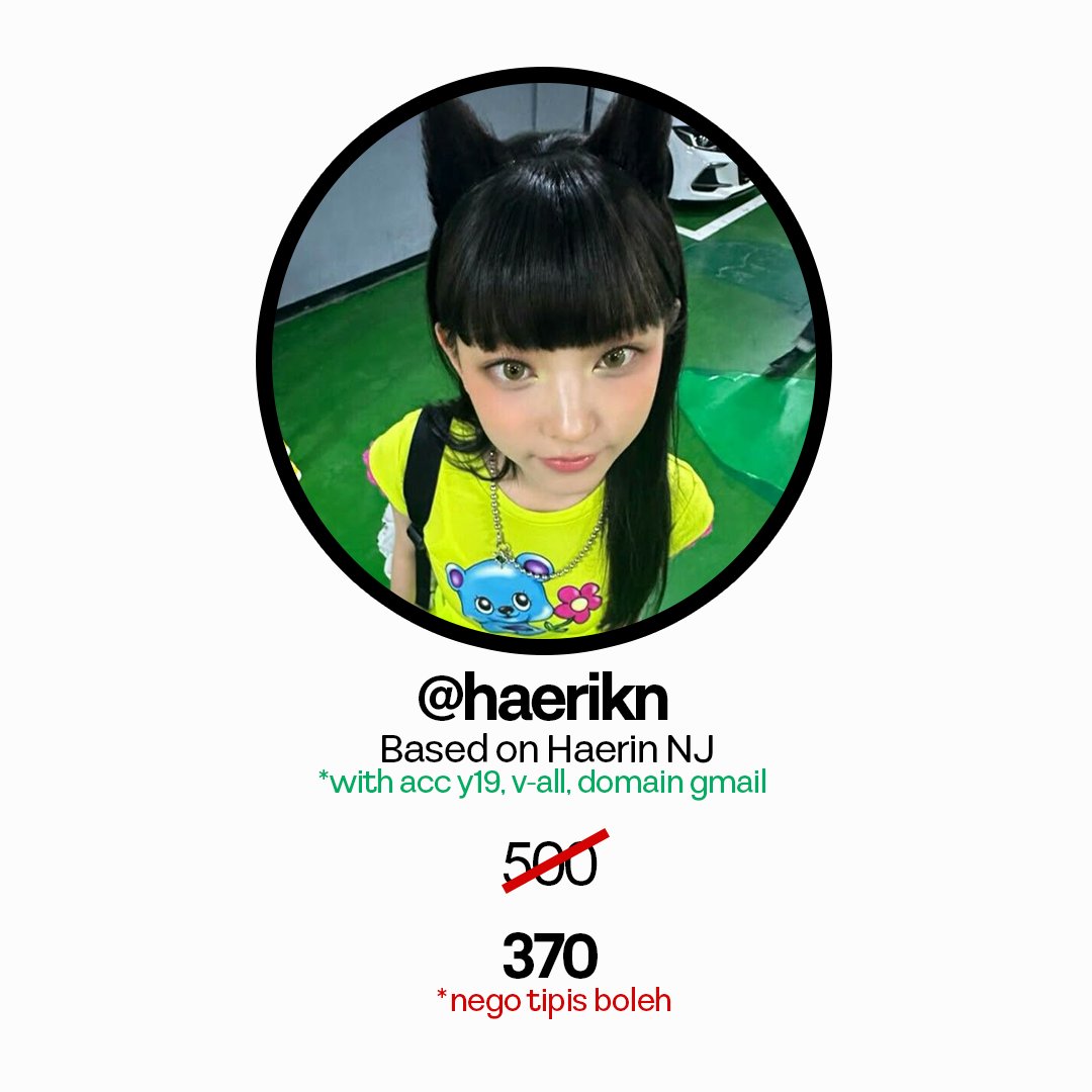 ningtip wts uname / username haerin newjeans with acc #zonauang #zonaba contact <a href="/geulora/">୨!୧ LoRA READ PINNED</a> or <a href="/littletoesz/">🐇!</a>