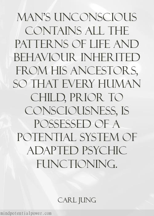 mindppower's tweet image. Man's unconscious. Carl Jung