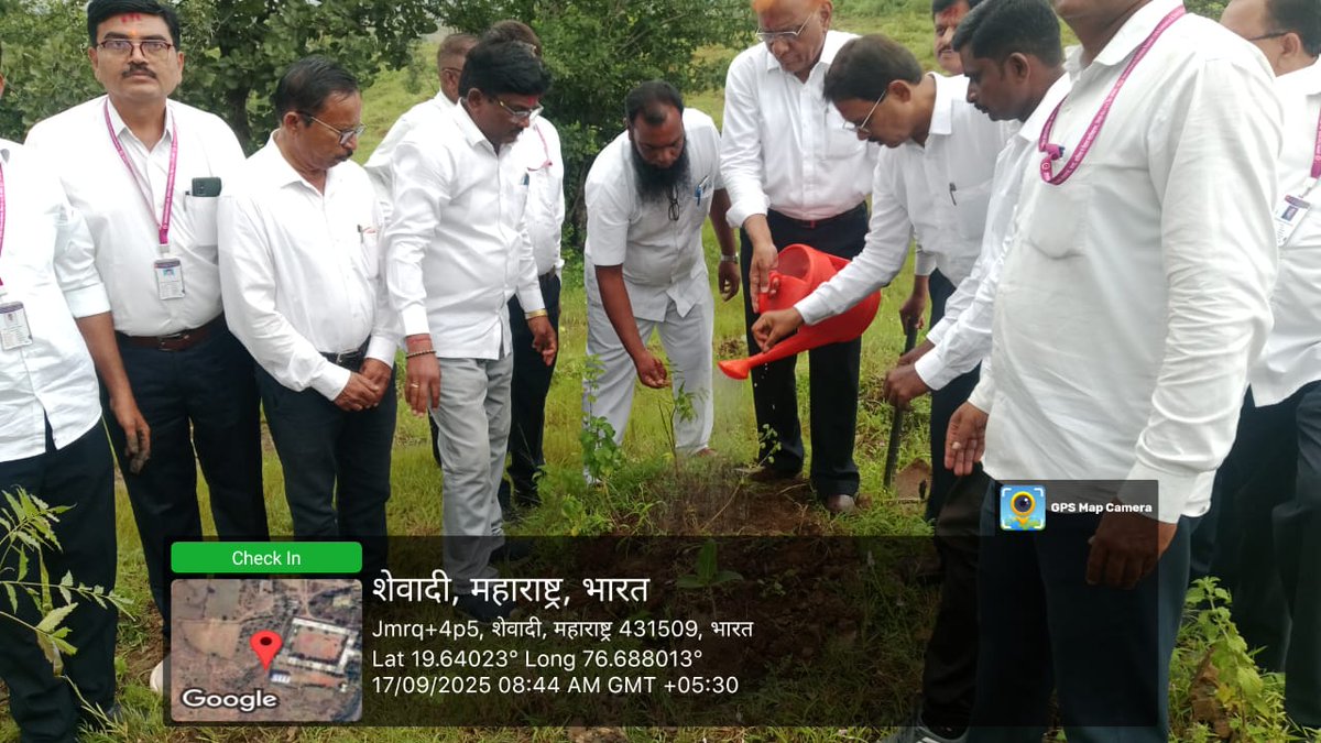 JinturP's tweet photo. @SwachhBharatGov @swachhbharat @MoHUA_India @MoJSDDWS 
नगर परिषद जिंतूर जिल्हा परभणी ४३१५०९
ULB CODE - ८०२७५२
स्वच्छता ही सेवा 2025
17 सप्टेंबर ते 2 ऑक्टोबर 2025
Plantation https://t.co/hWcpmgt1HR