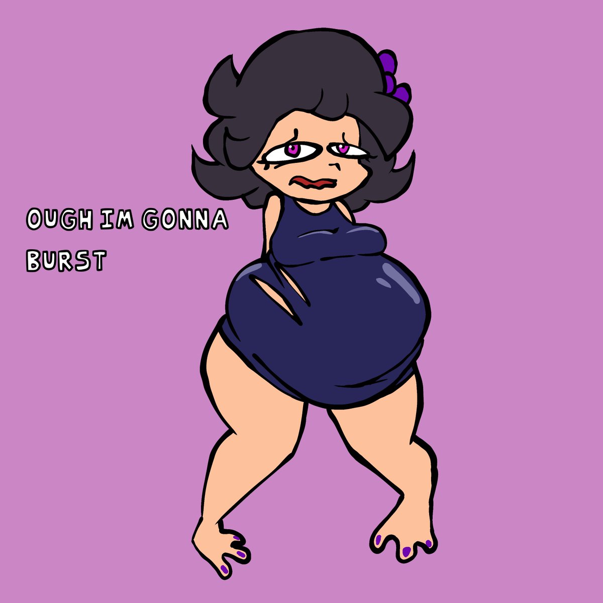 made it a sequence hope yall like her swelling from the swimsuit she sure didnt hehe
#bellyinflation #bellyfetish #fetish #fetishart