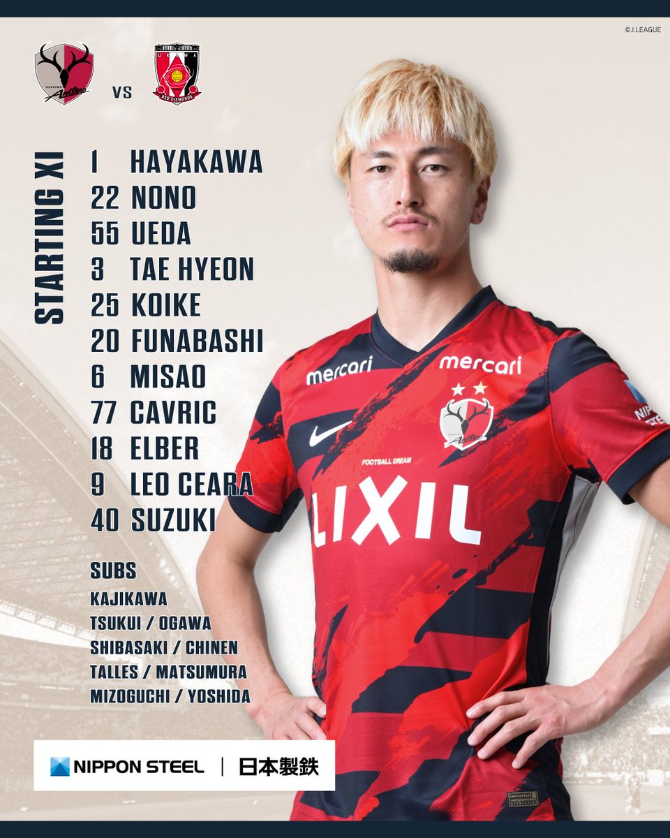 鹿島アントラーズ HYAKAWA 1 トップチーム | 鹿島アントラーズ オフィシャルサイト