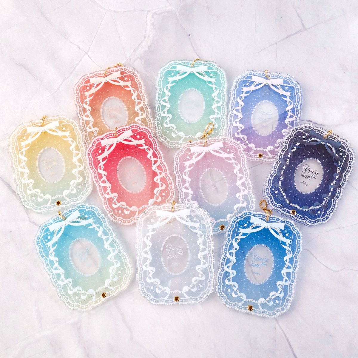 fanfancyフォトカードアクリルフレーム グラデーションレース 10種セット fanfancy+ with GiGO池袋3号館 on X: 