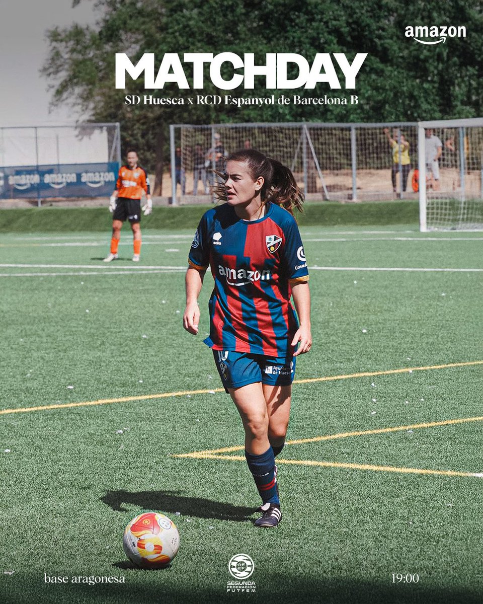 📍#MatchDay

🆚  <a href="/RCDEFemeni/">RCD Espanyol Femení</a> B
 
🏆  Jornada 3.  2ªRFEF.
⏰  19:00h.
🏟️  Base Aragonesa.
📺  <a href="/ardeportes/">Aragón Deporte</a> 

#SDHfemEspanyolB🔵🔴