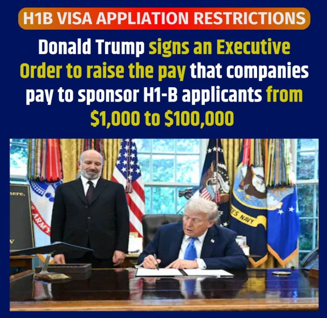 This will certainly change a lot in the IT industry. I am sure this will be challenged in the court, but this decision will certainly kill the "American Dream" for professionals globally.

I am sure the reverse Brain drain will help boost Indian growth in the future.
#h1bvisa